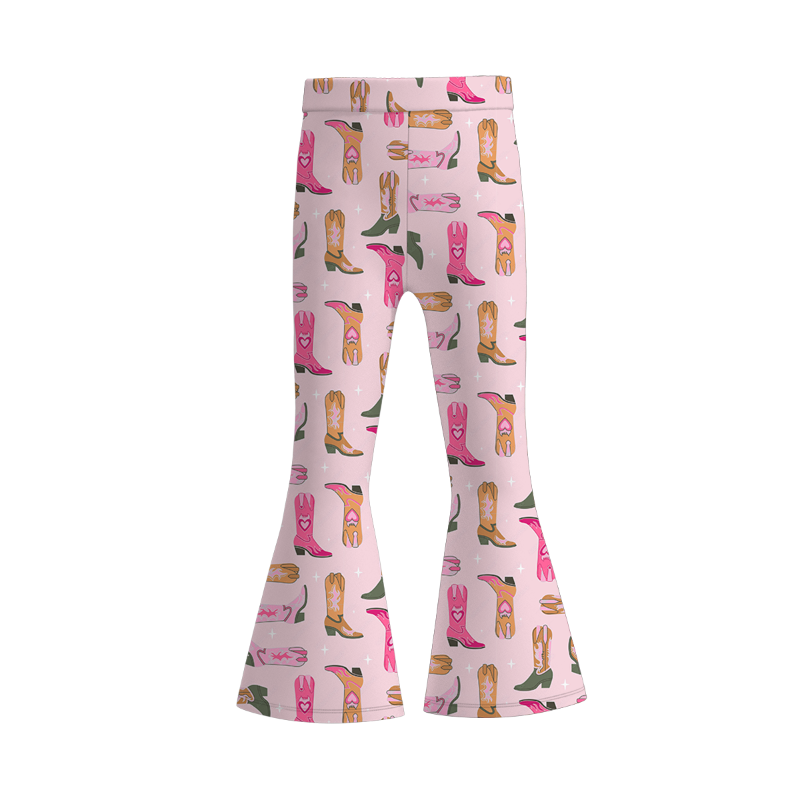 （Pre Order）Girls Summer Boots Print Set＆Pants