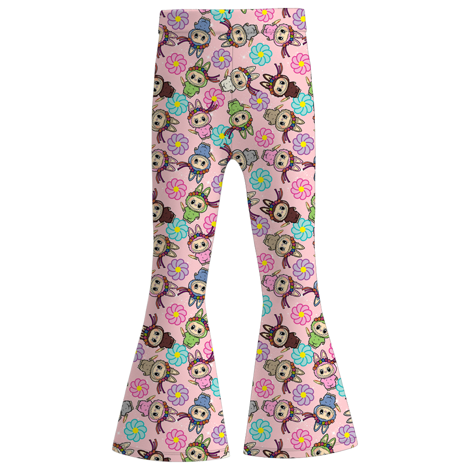（Pre Order）Girls Summer Cartoon Print Dress,Set,Pajamas＆Pants