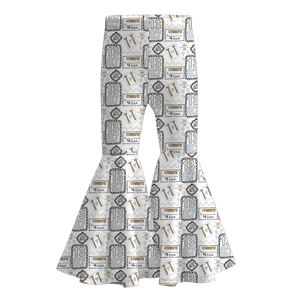 （Pre Order）Girls Football Print Dress&Pants