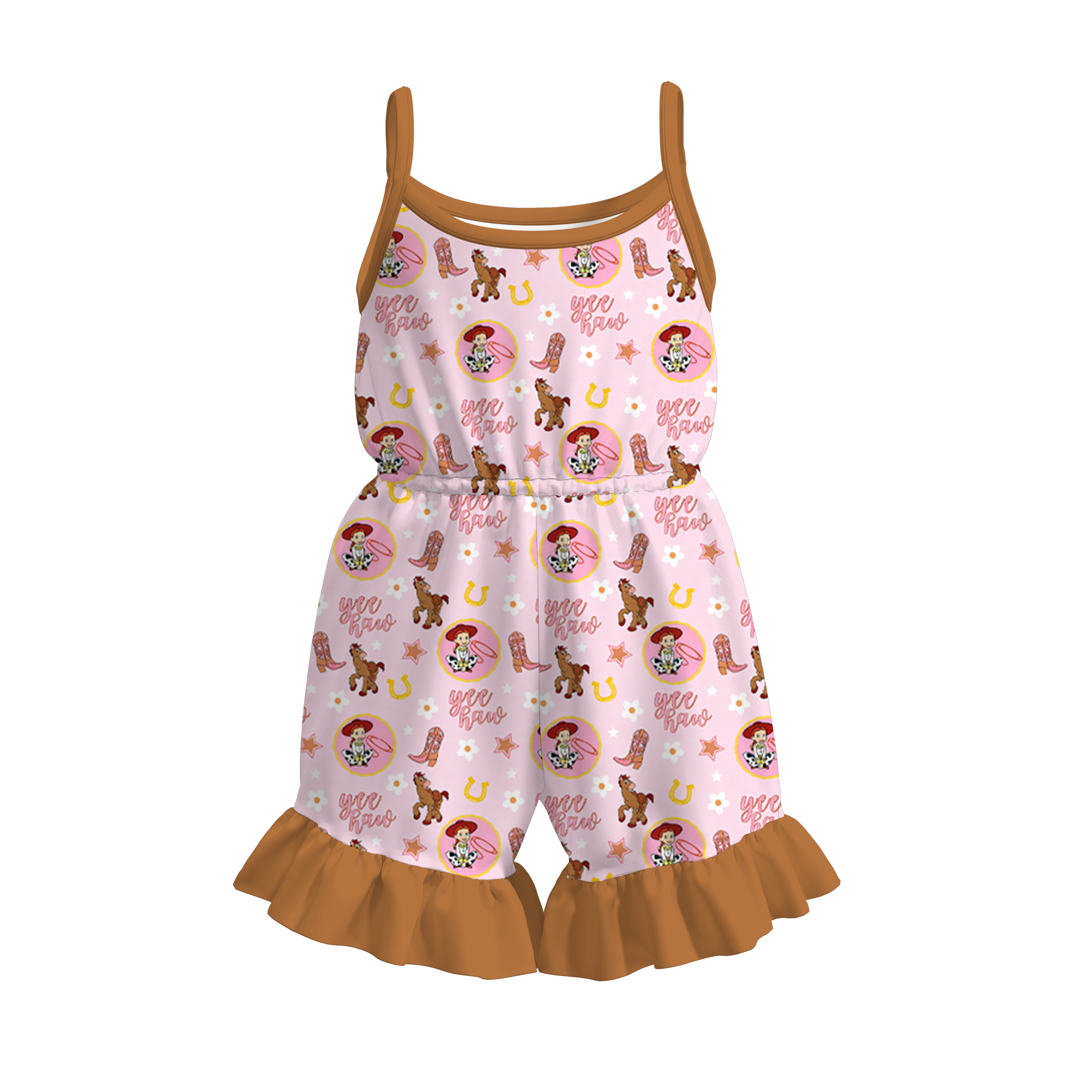 （Pre Order）Family Spring&Summer Cartoon Toy Print Dress,Set,Jumpsuit,Romper&Top