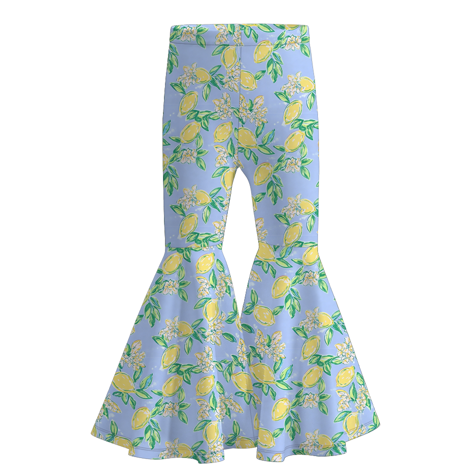 （Pre Order+Prepack Zone）Girls Spring&Summer Print Bell Pants