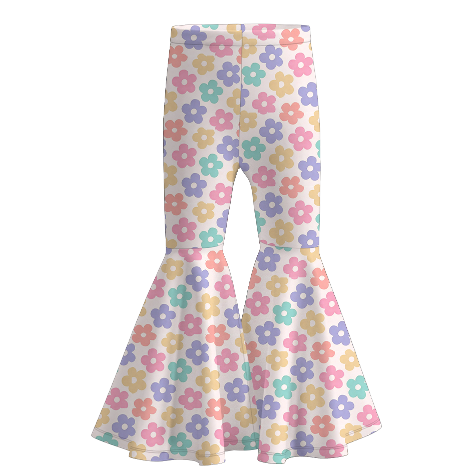 （Pre Order+Prepack Zone）Girls Spring&Summer Print Bell Pants