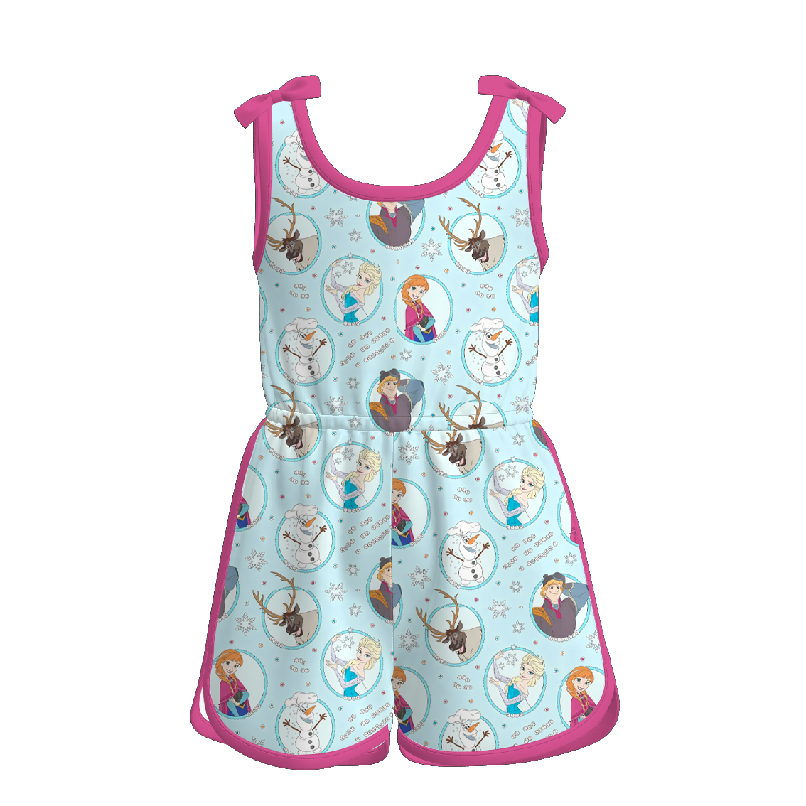 （Pre Order+Prepack Zone）Girls Spring&Summer Print Jumpsuit