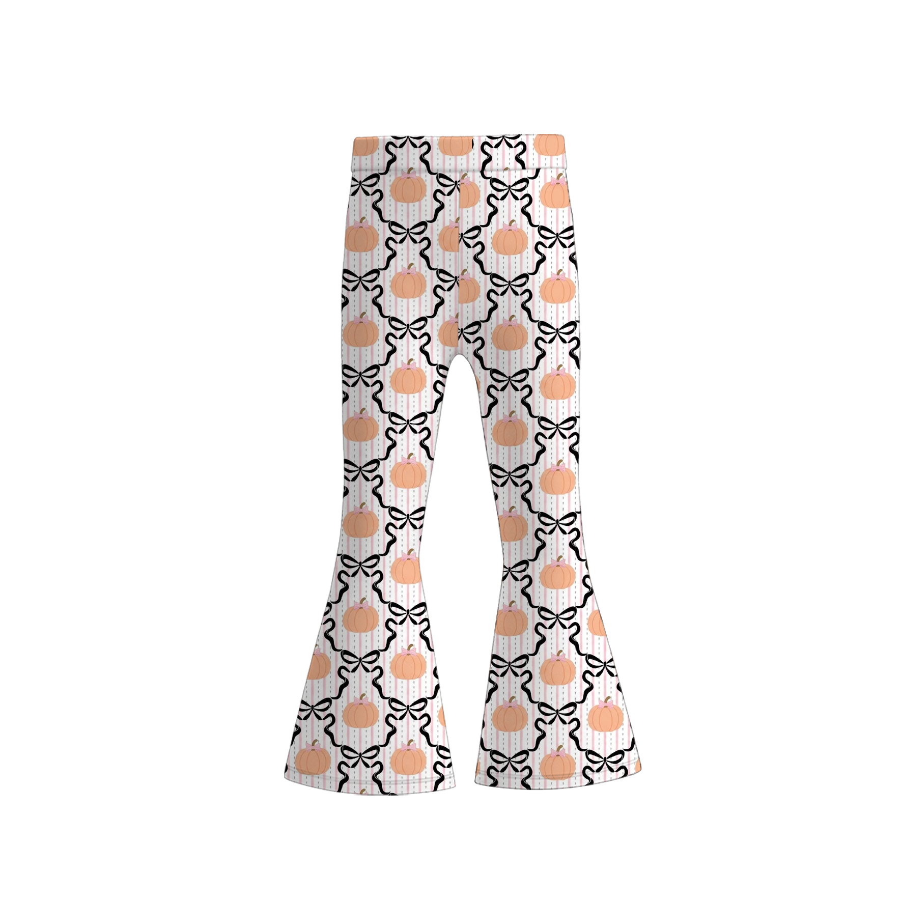 （Pre Order+Prepack Zone）Girls Halloween Print Bell Pants