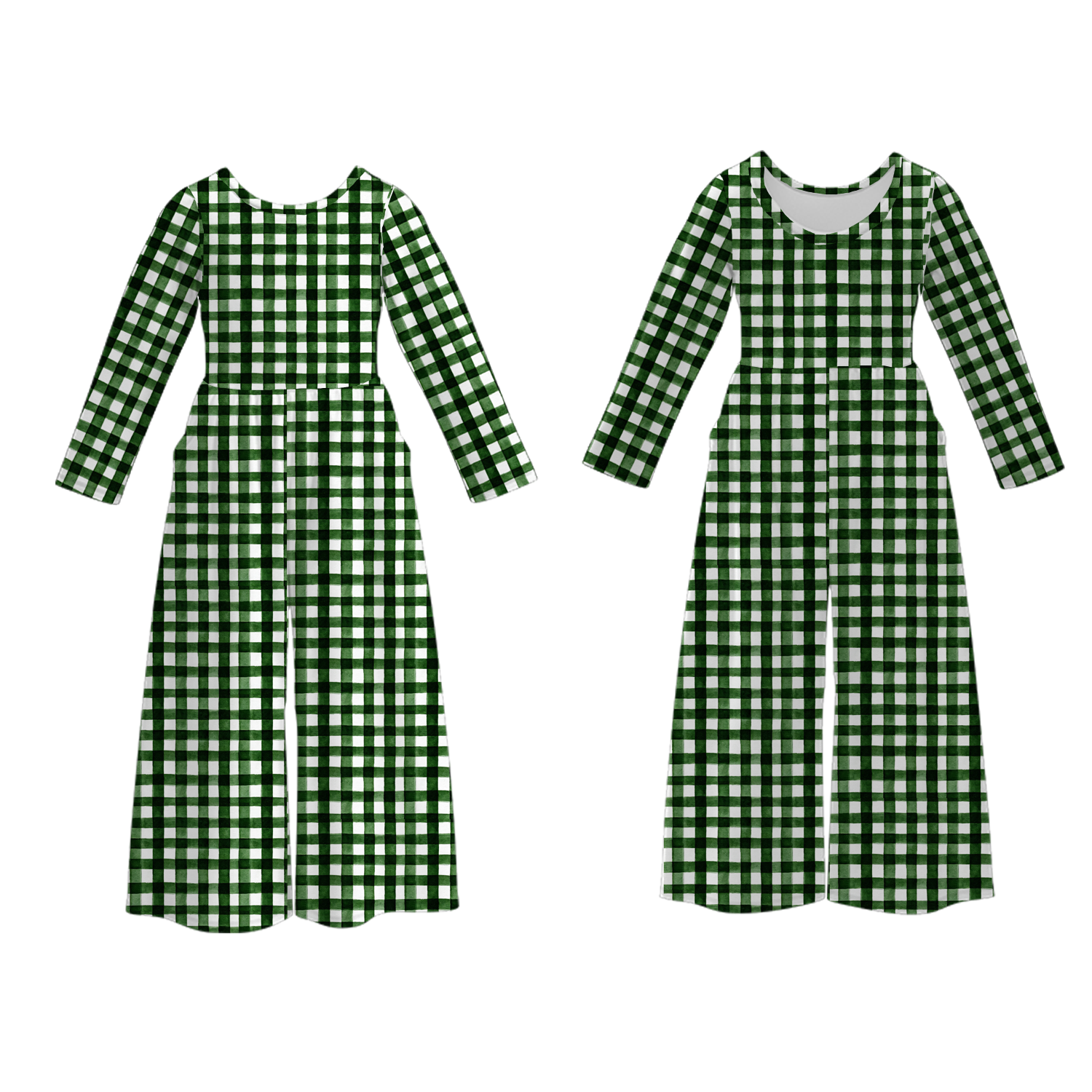（Pre Order）Sisters Christmas Print Jumpsuit