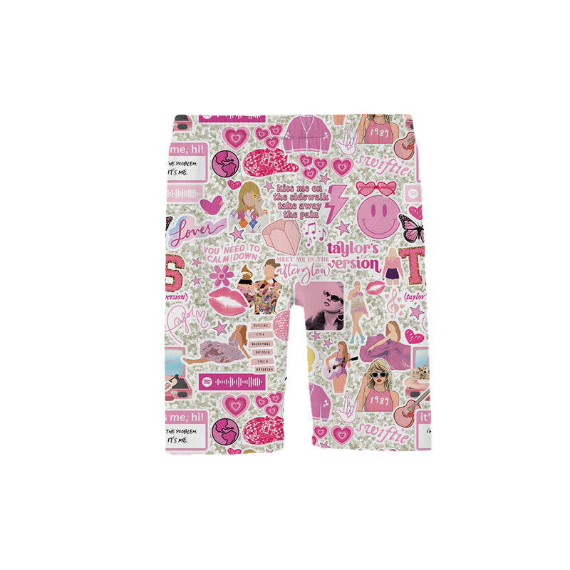 （Pre Order）Summer Mommy and Me TS Print Short