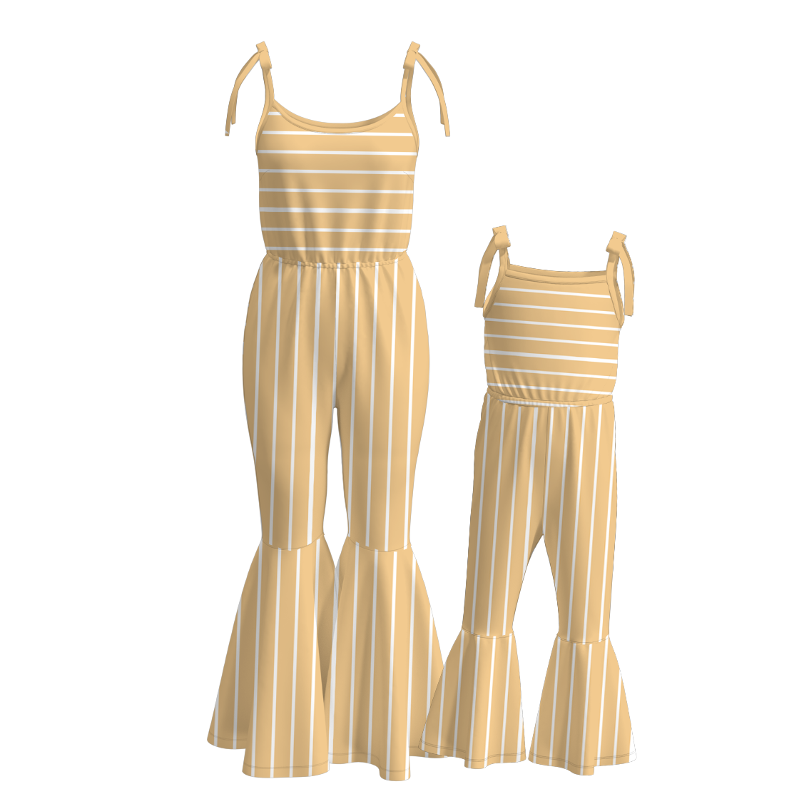 （Pre Order）Mommy and Me Spring＆Summer Print Jumpsuit
