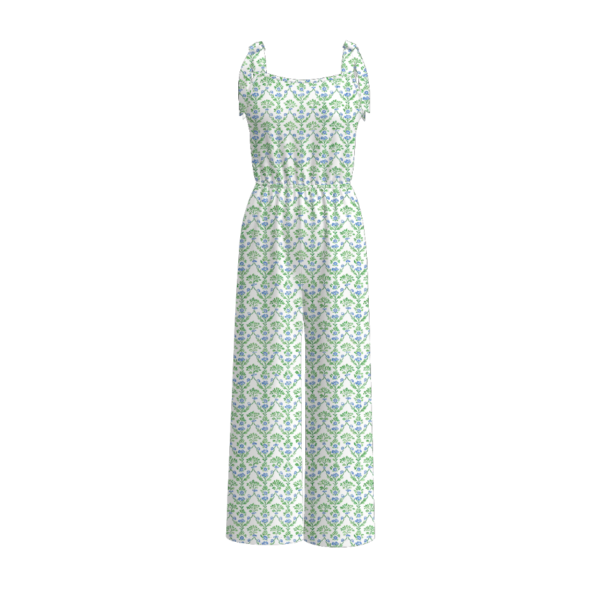 （Pre Order）Family Spring&Summer Floral Print Jumpsuit&Shirt
