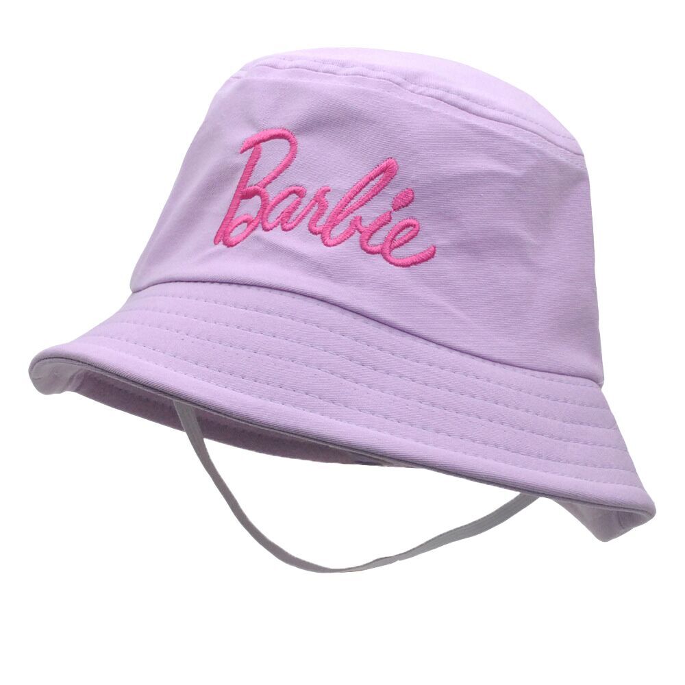 （Pre Order）Girls Cute Embroidery Fisherman Hat-Multicolor
