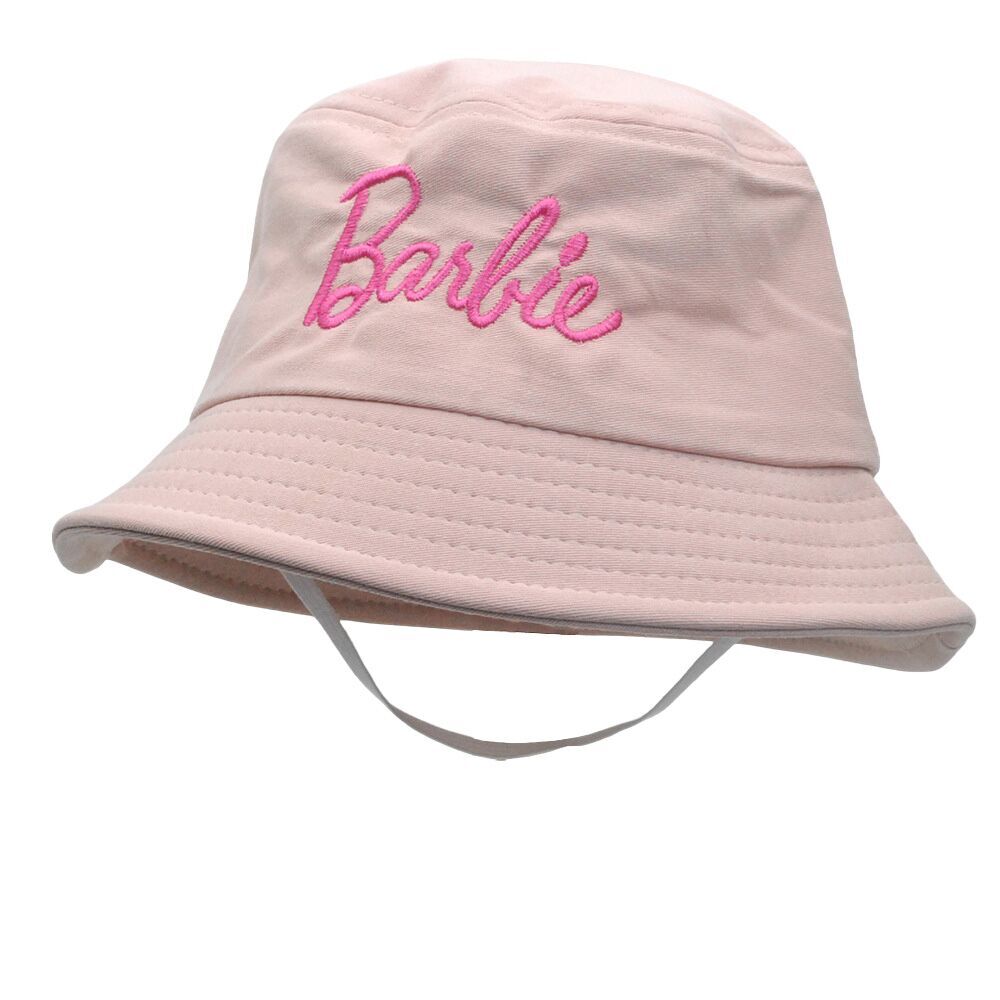 （Pre Order）Girls Cute Embroidery Fisherman Hat-Multicolor