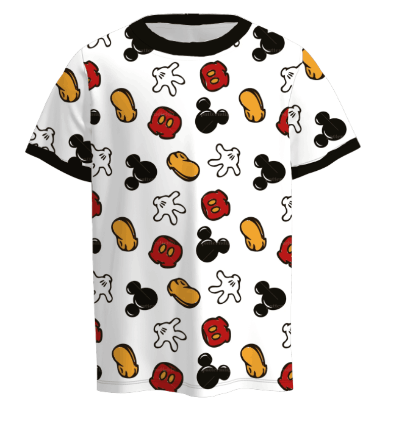 （Pre Order）Boys Spring and Summer Cartoon Print Top