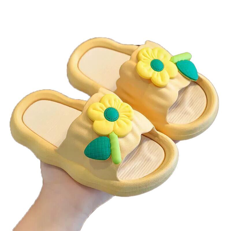 （Pre Order）Girls Summer Bow＆Flower Slippers