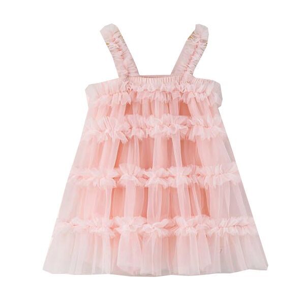 （Pre Order）Girls Spring and Summer Colorful Tulle Dress