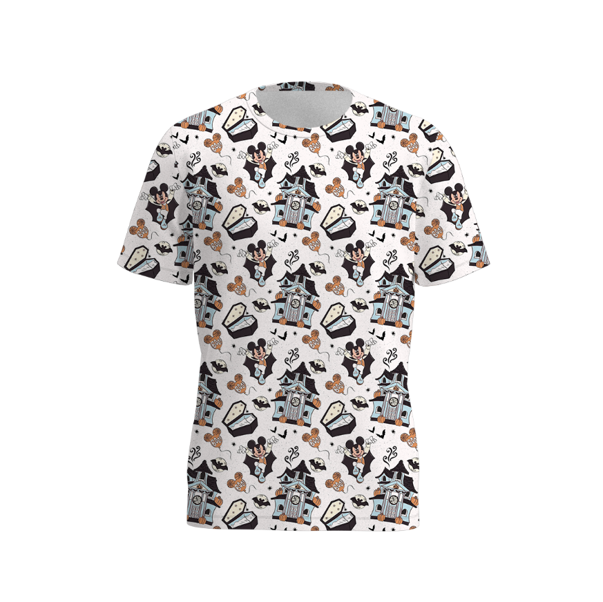 （Pre Order）Family Halloween Cartoon Print Top