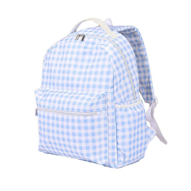 （Pre Order）Kids Plaid Backpack