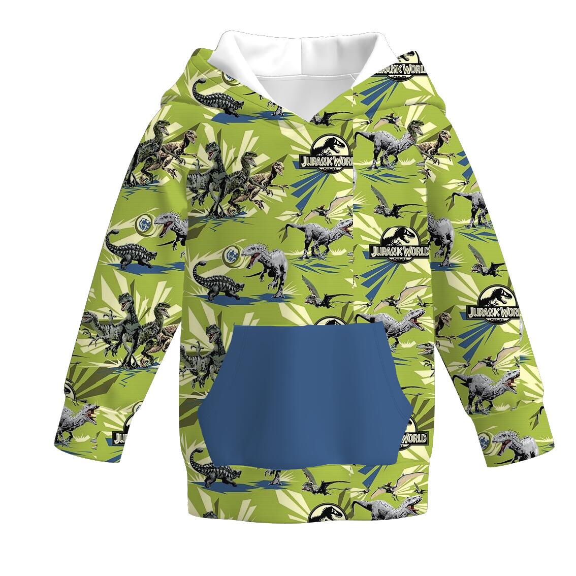 （Pre Order）Boys Fall&Winter Dino Print Hoodie