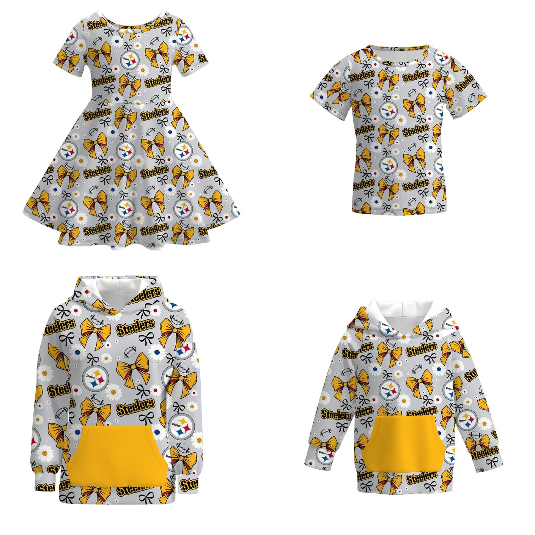 （Pre Order）Family Football Print Dress&Top