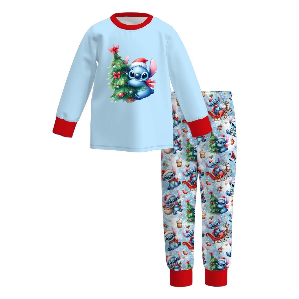 （Pre Order）Family Christmas Cartoon Print Pajamas