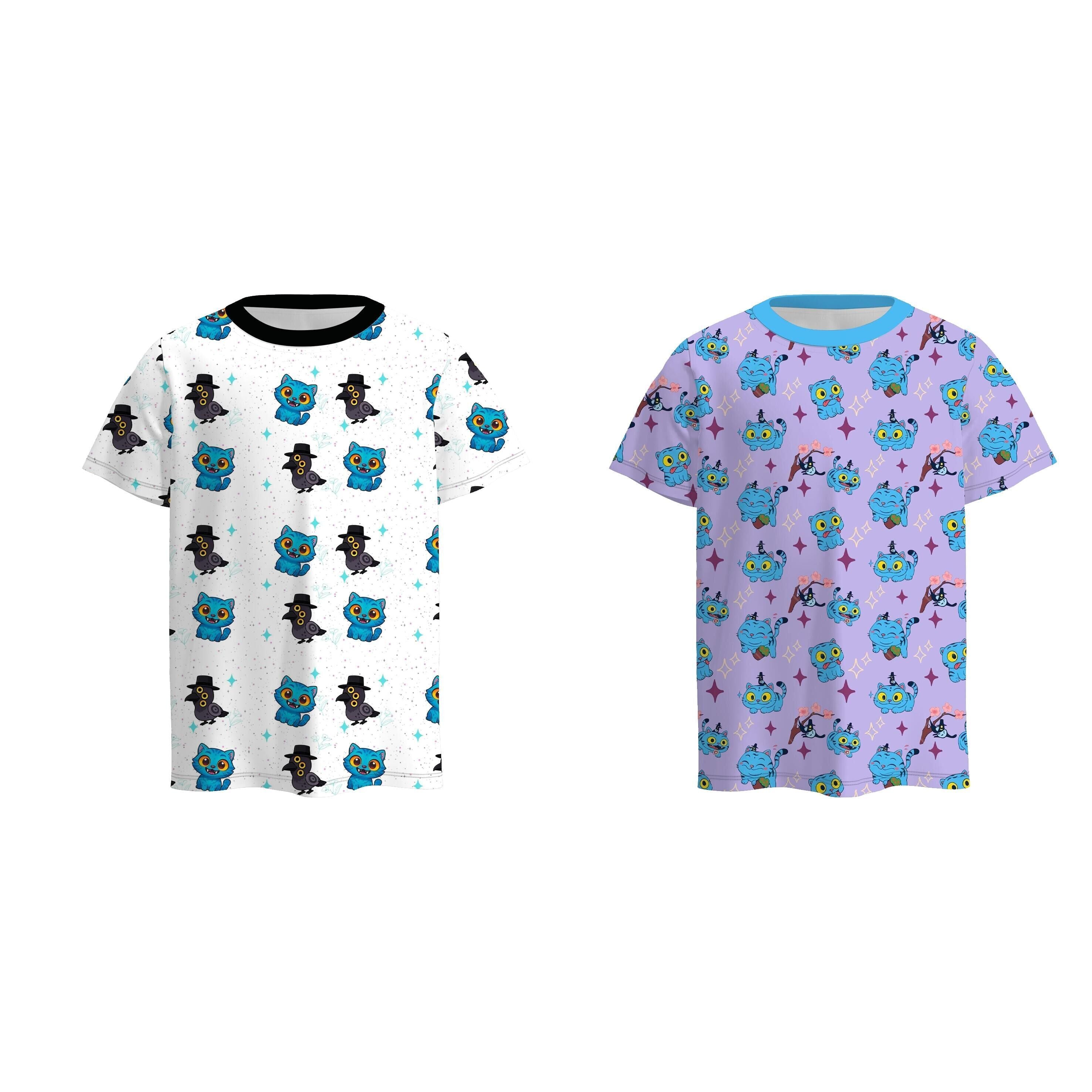 （Pre Order）Boys Halloween Kitty Print Top