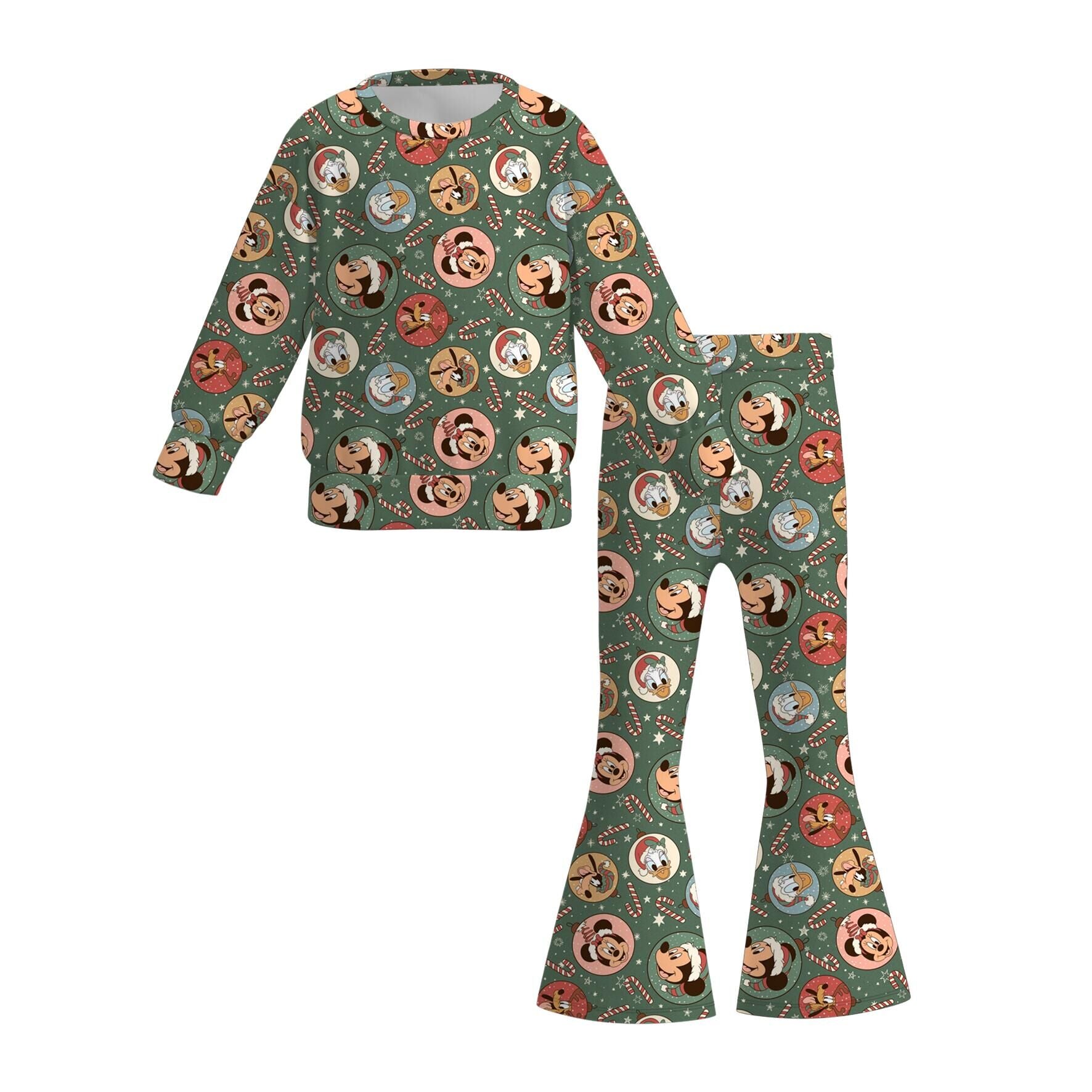（Pre Order）Family Christmas Magical World Print Skort Set