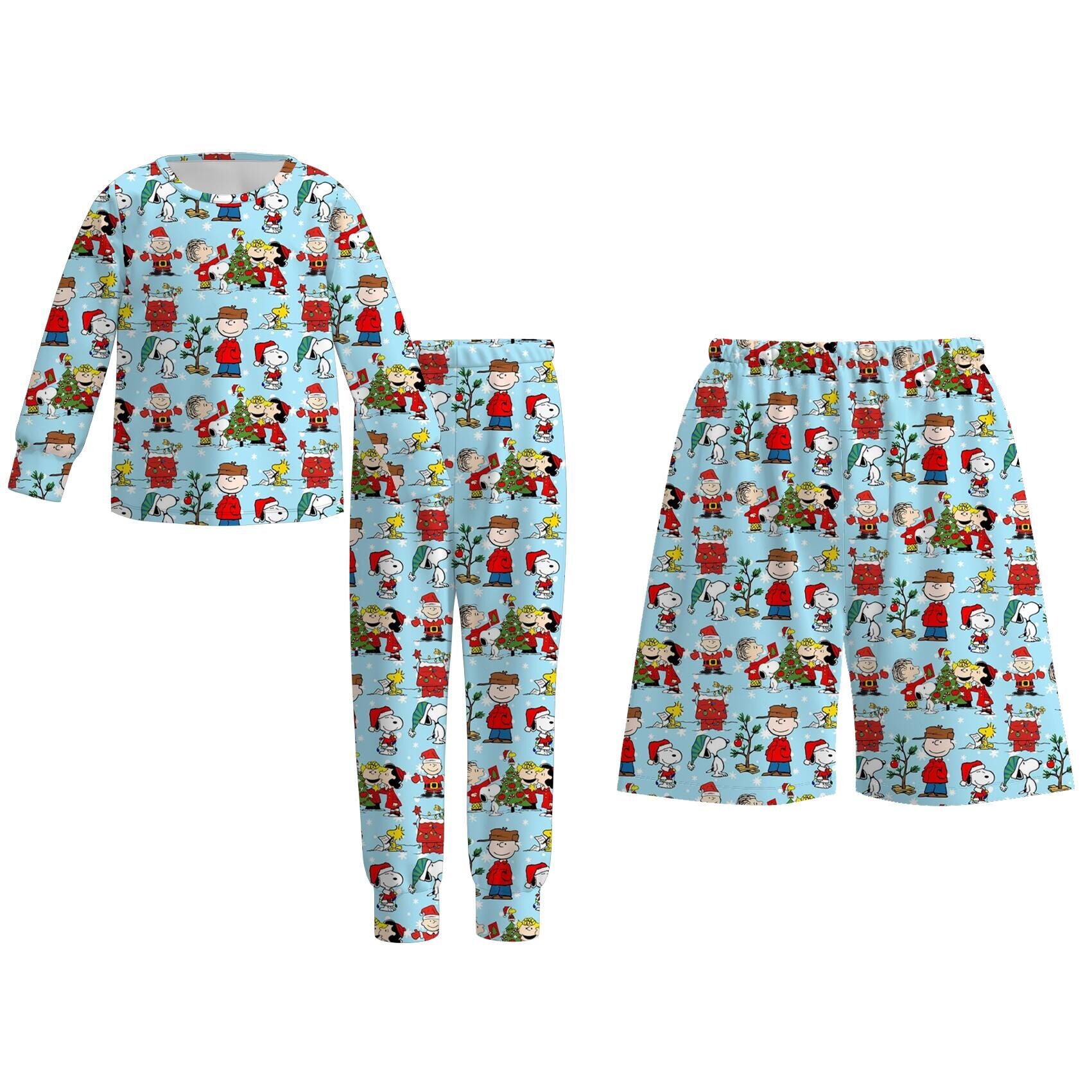 （Pre Order）Daddy and Me Spring＆Summer Cartoon Print Pajamas&Shorts