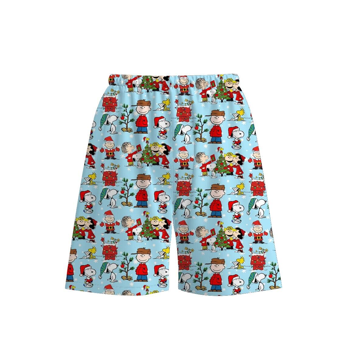 （Pre Order）Daddy and Me Spring＆Summer Cartoon Print Pajamas&Shorts