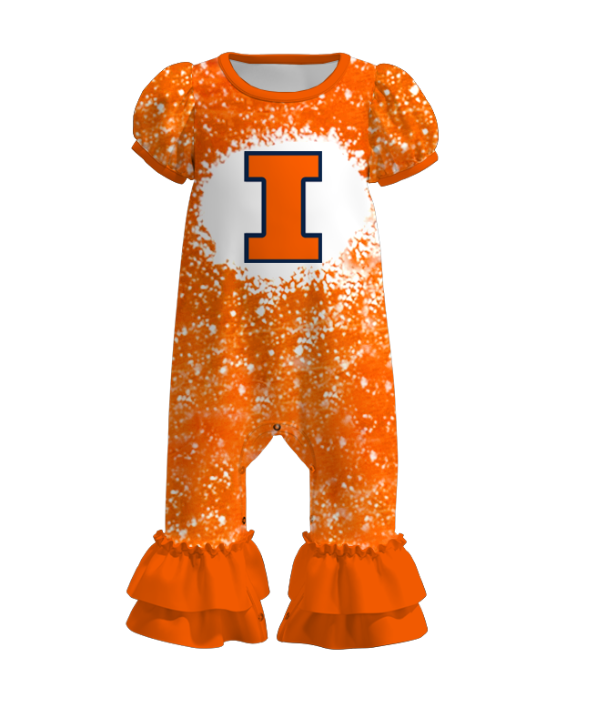 （Pre Order）Family Football Team Print Outfit Dress,Set&Romper