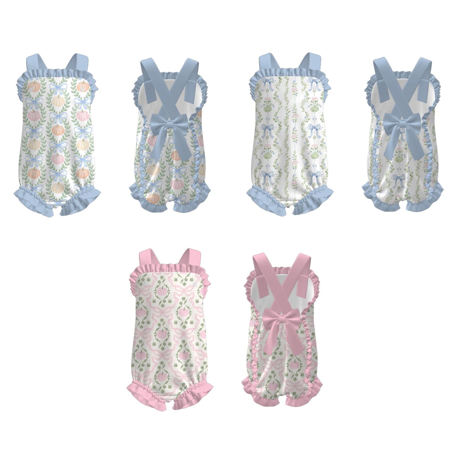 （Pre Order）Toddler Girls Floral Print Romper
