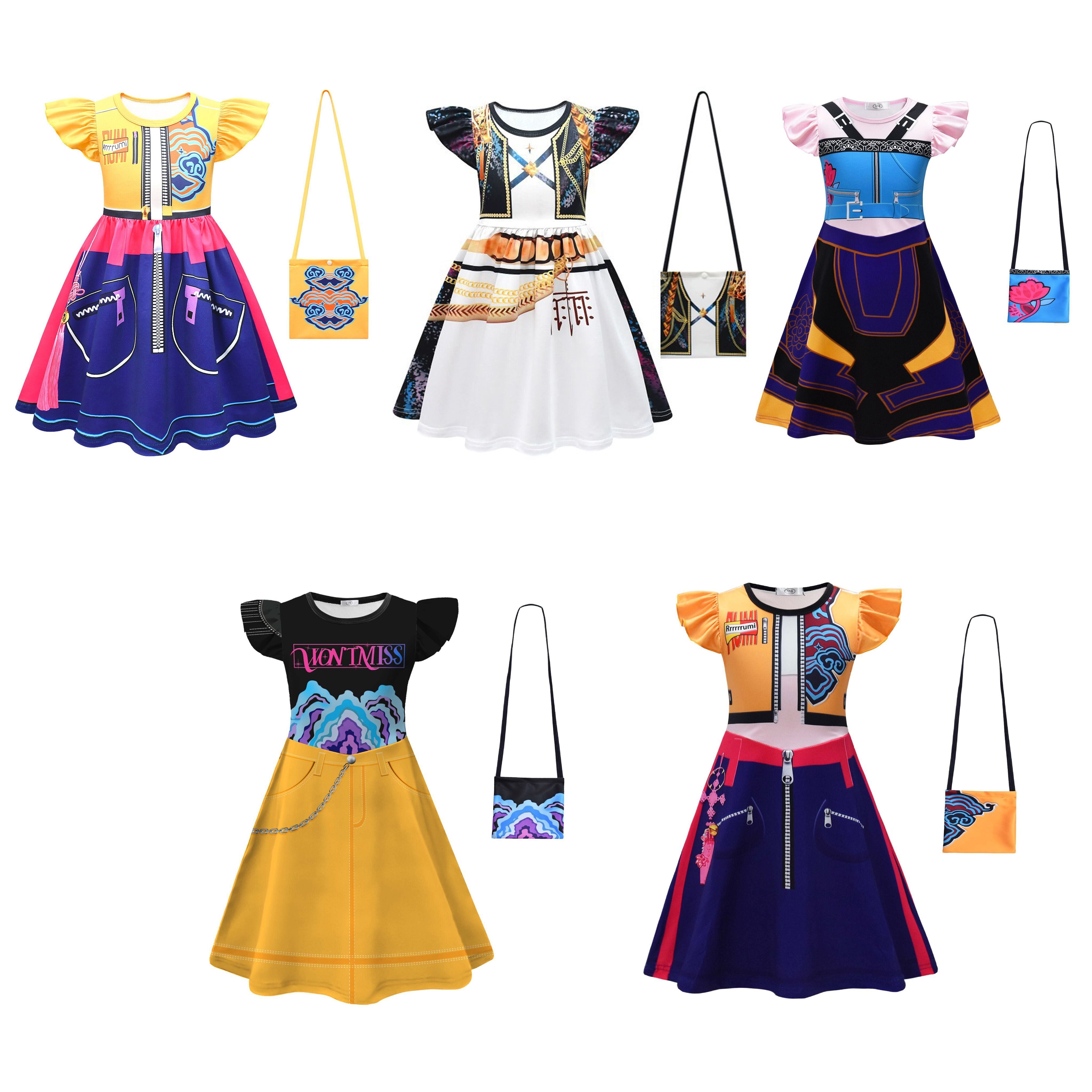 （Pre Order）Girls Movie Character Costumes Dress with Bag