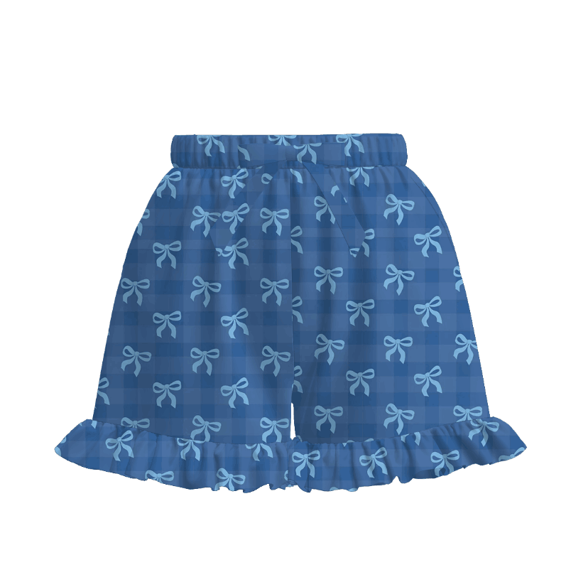 （Pre Order）Mommy and Me Spring&Summer Bow Print Shorts