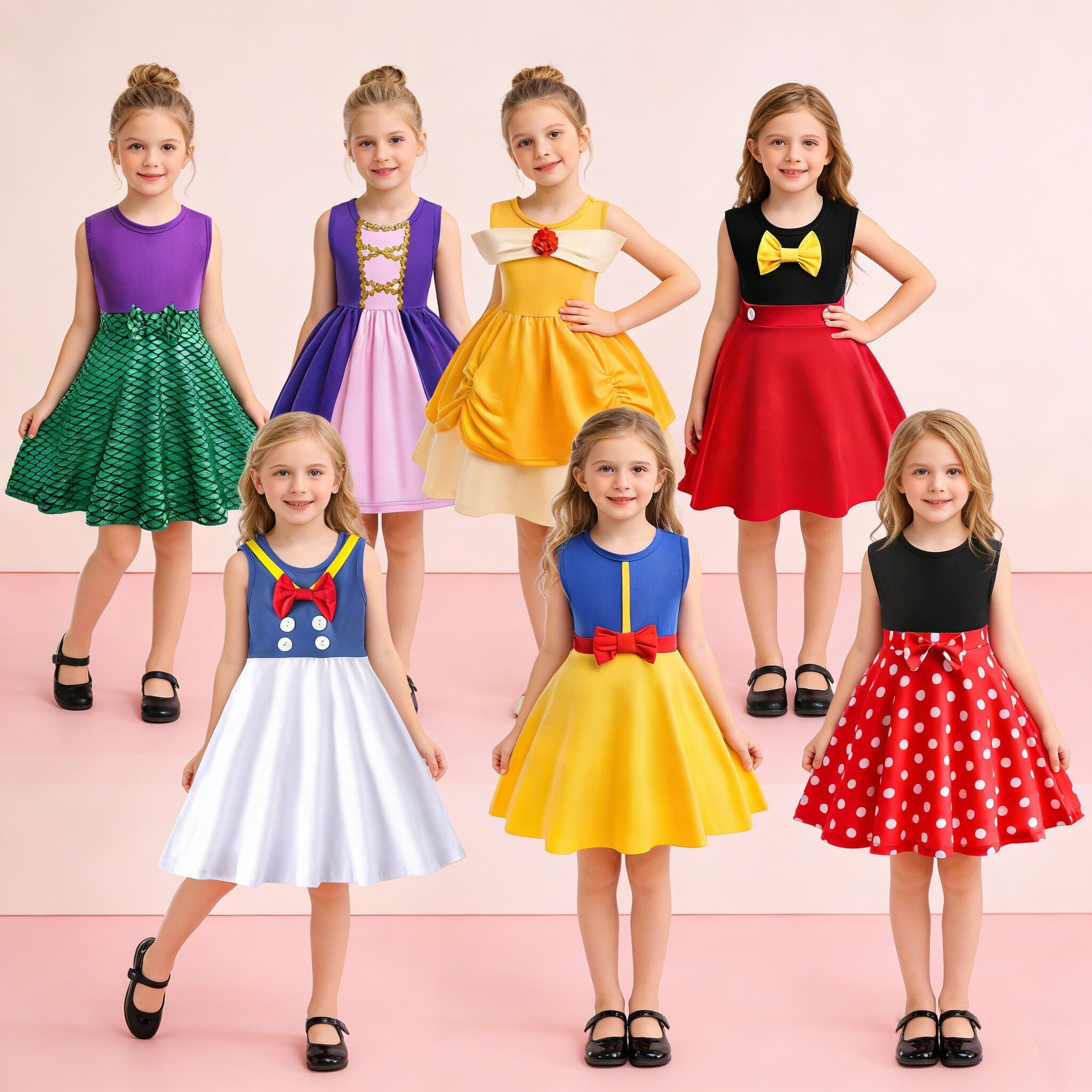 （Pre Order）Girls Spring&Summer Princess Dress