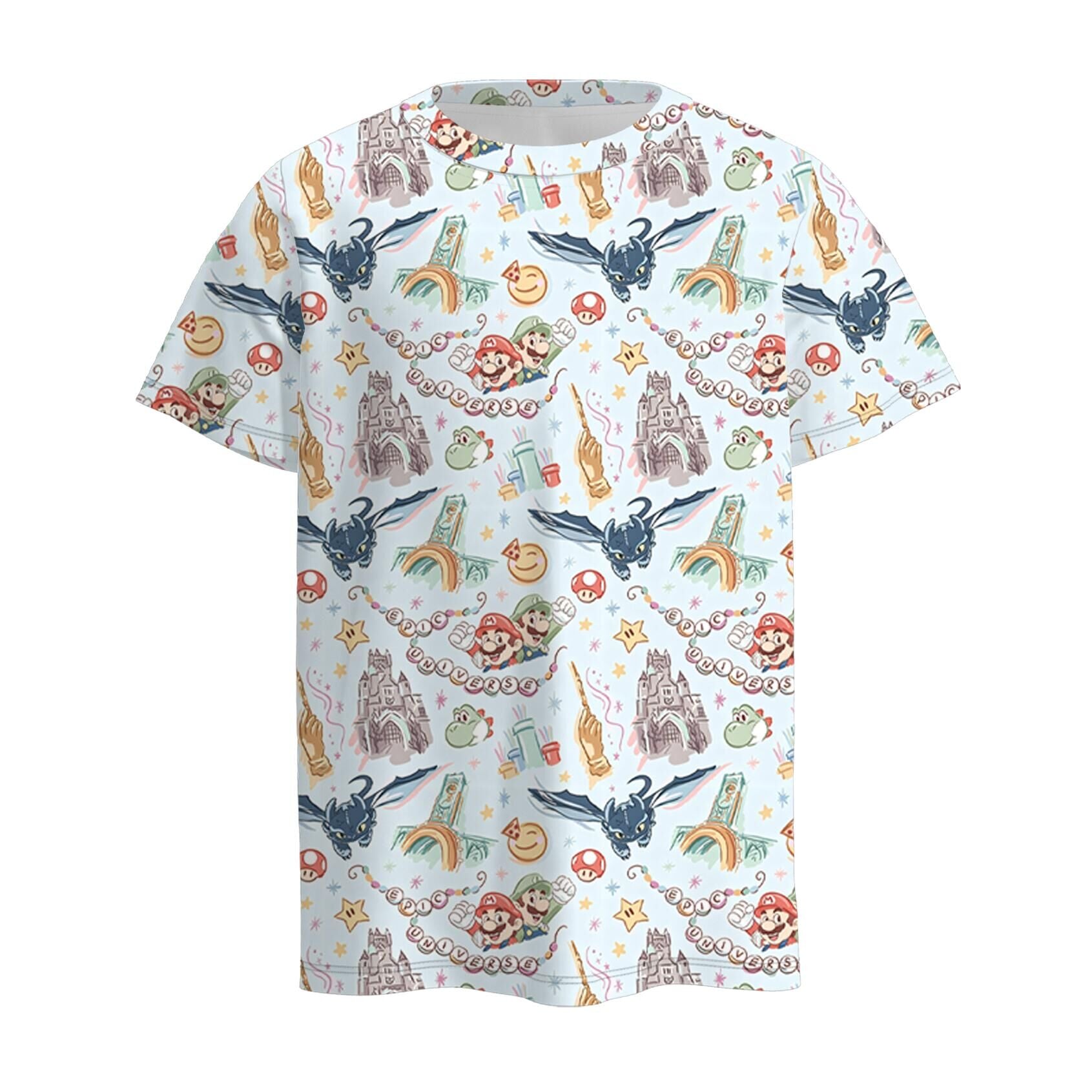 （Pre Order）Siblings Spring&Summer Cartoon Print Dress,Set&Top