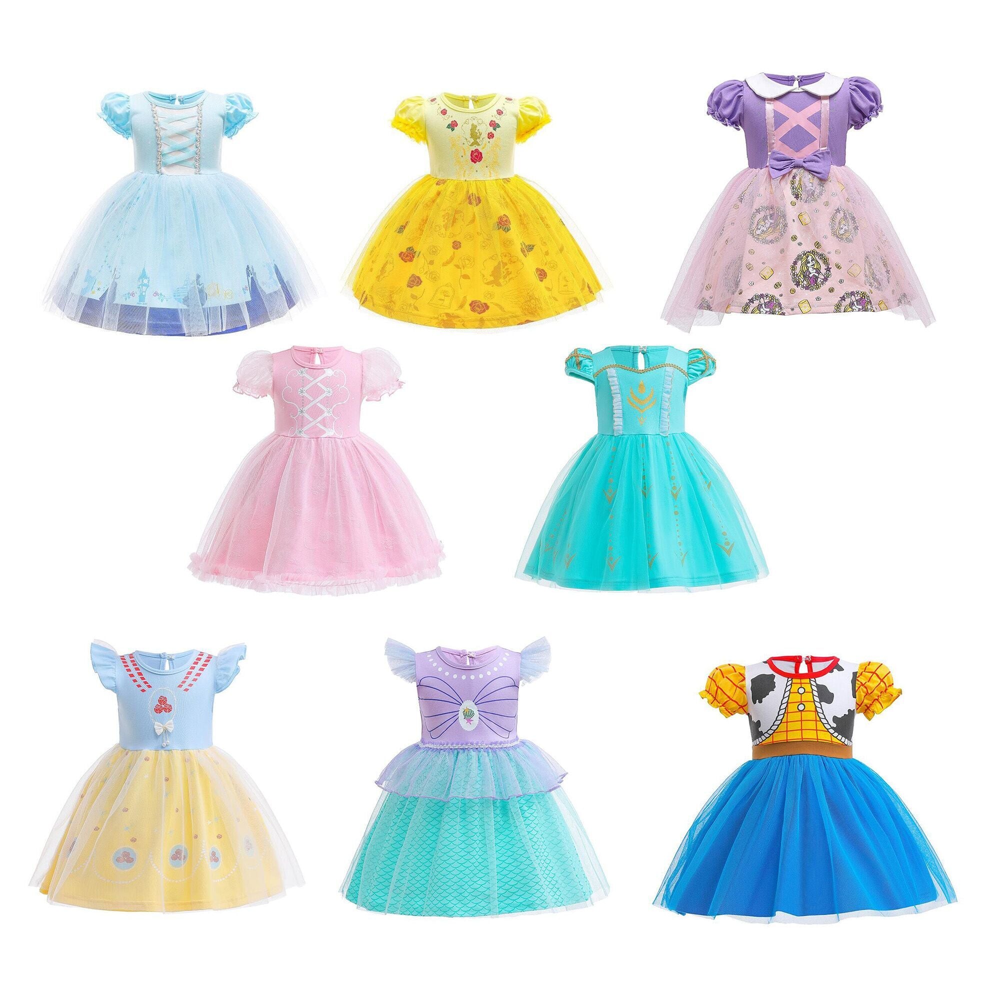 （In Production）Girls Summer Princess Tulle Dress