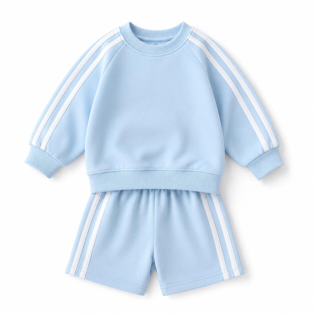 （In Production）Boys Fall Sweatshirt Shorts Set-Customized name