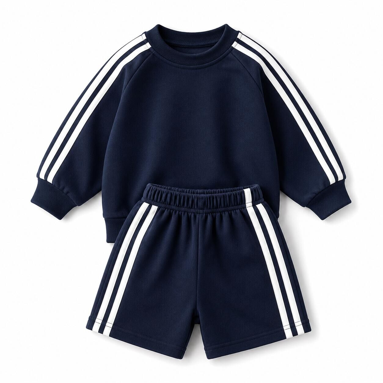（In Production）Boys Fall Sweatshirt Shorts Set-Customized name