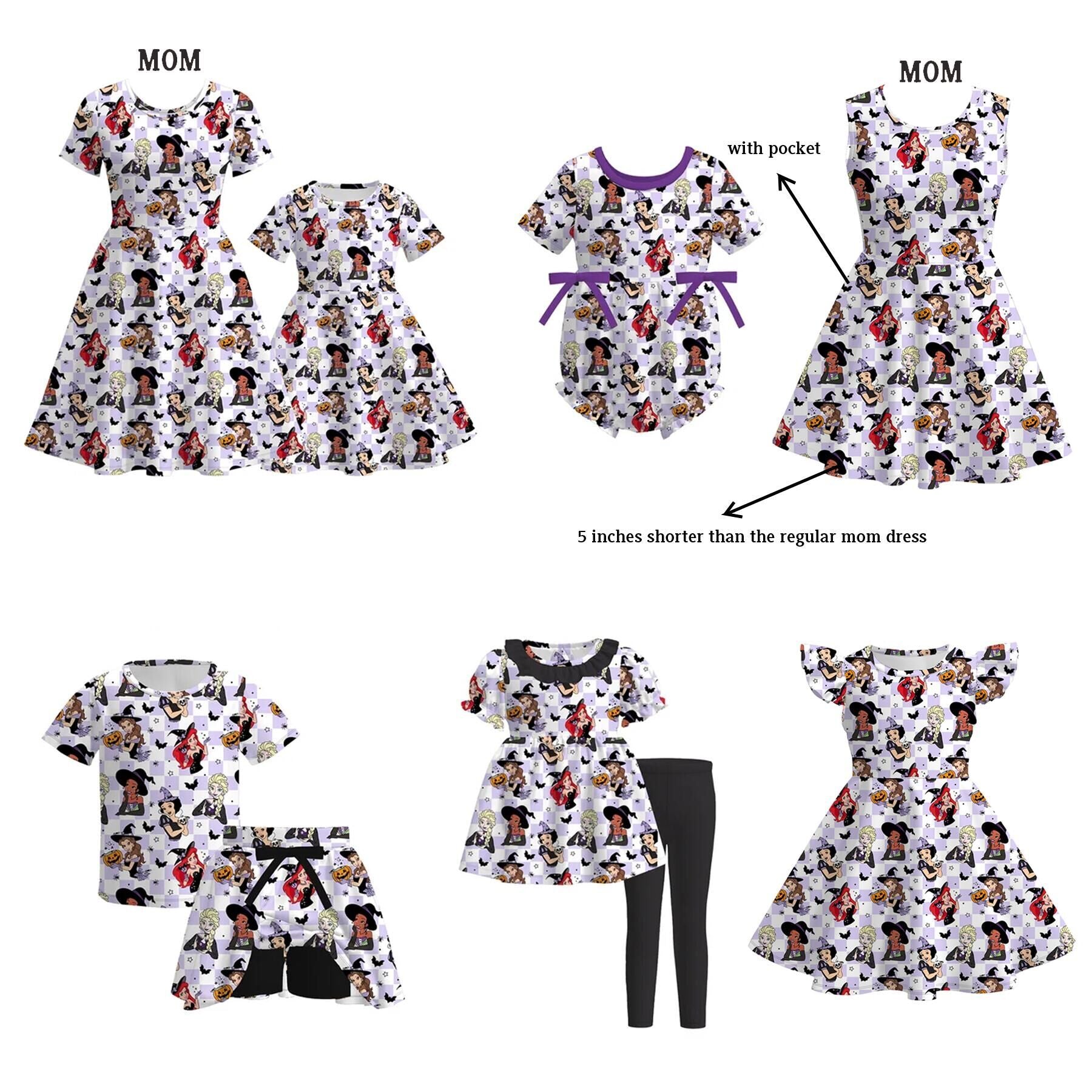 （Weekly Pre-Order）Family Halloween Pumpkin Print Dress,Set＆Romper（Ends 8.16）