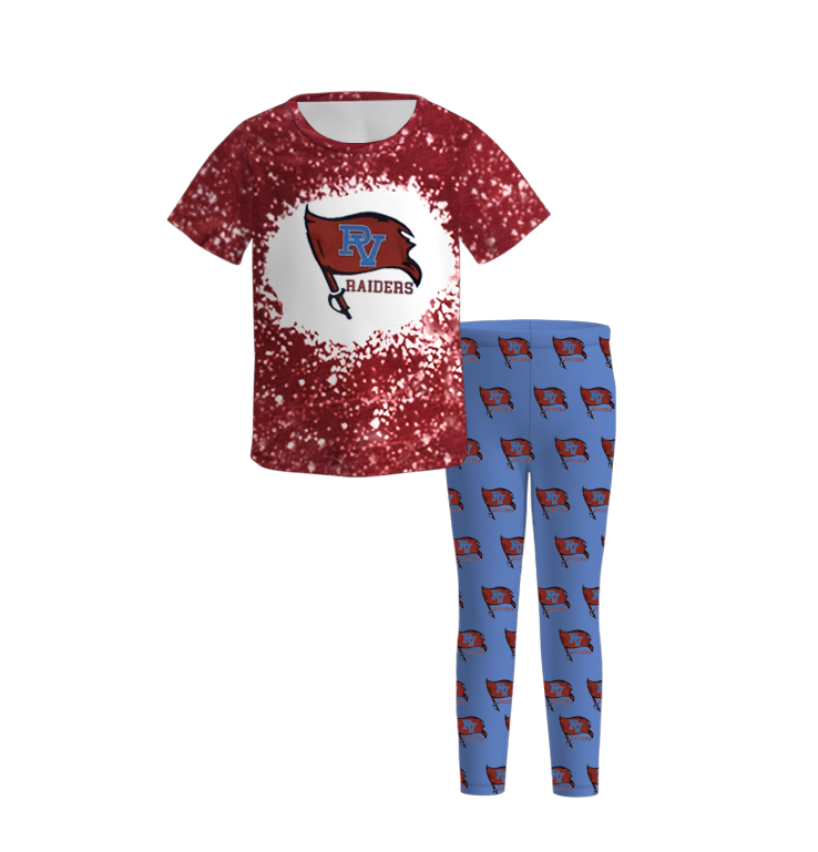 （Pre Order）Family Football Team Print Outfit Set&Romper