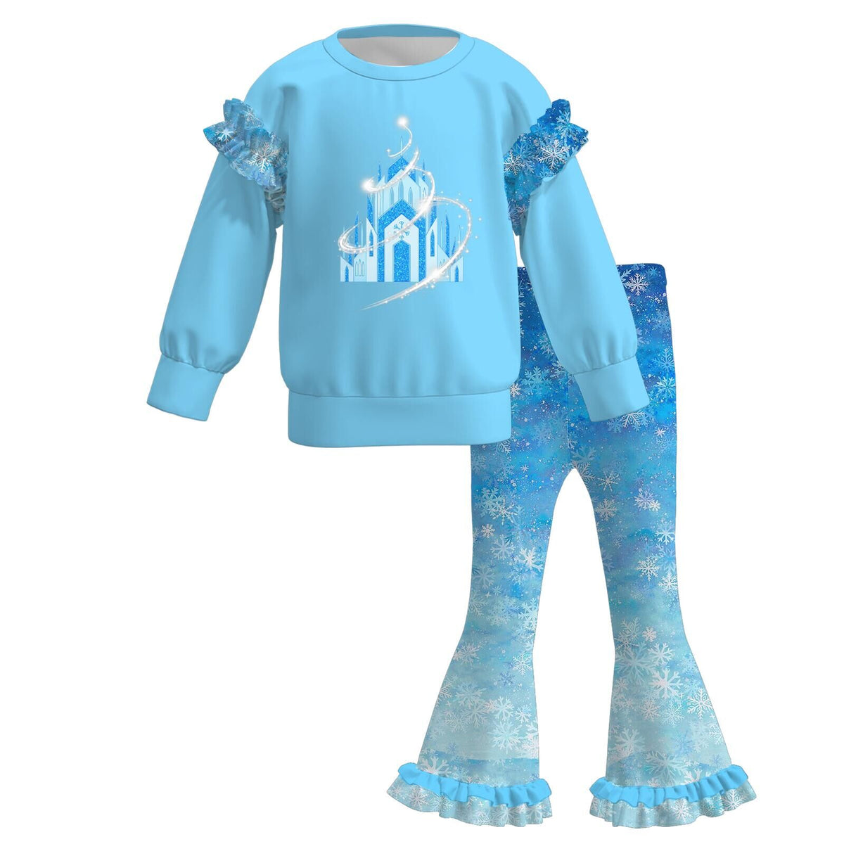 （Weekly Pre-Order）Girls Princess Print Outfit Set（Ends 11.8）