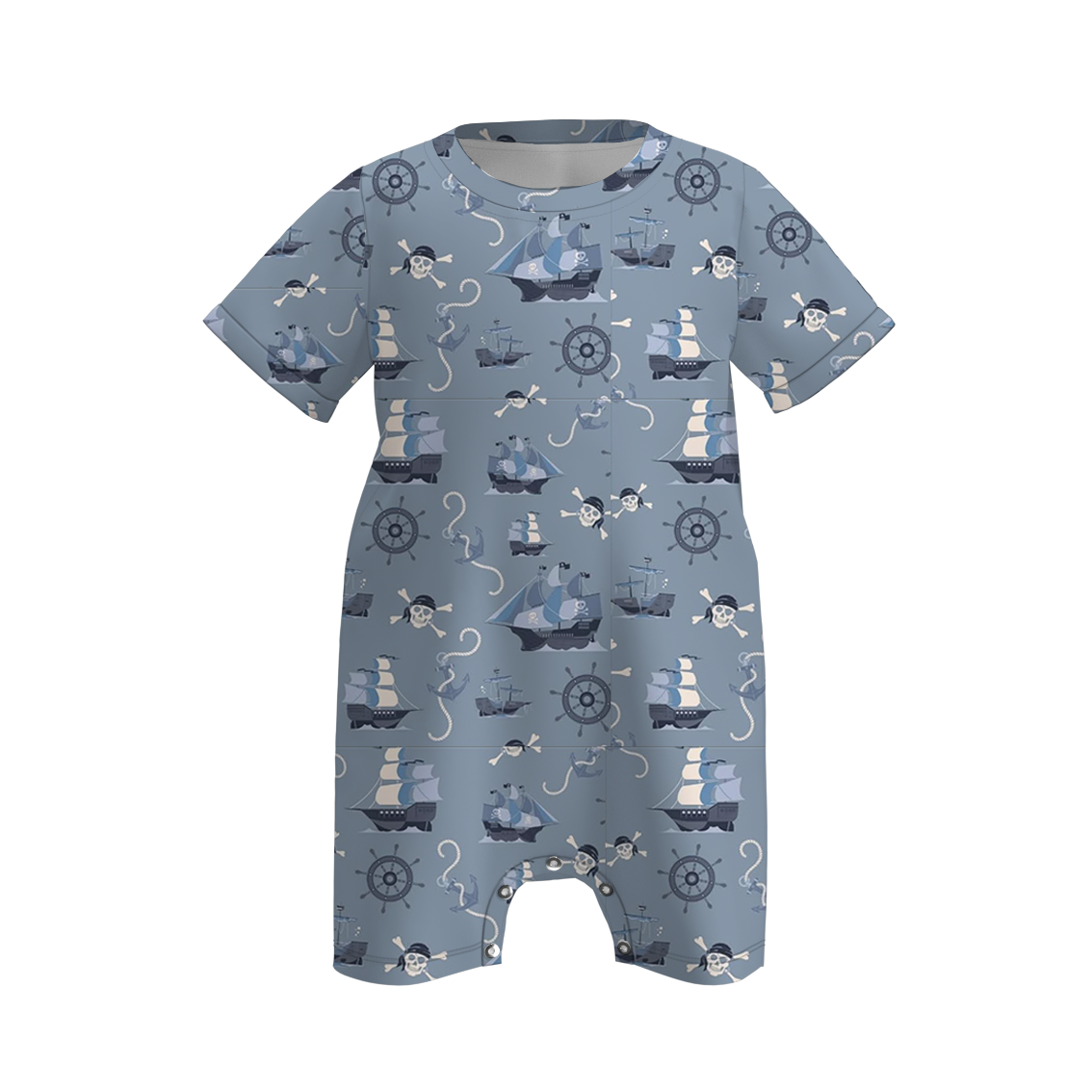 （Pre Order）Toddler Boys Spring and Summer Ship＆Car Print Top