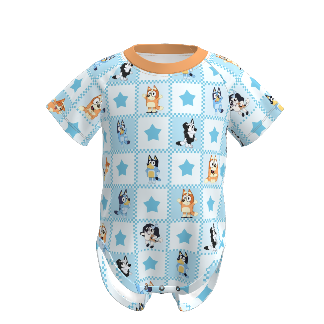 （Pre Order）Family Spring＆Summer Cartoon Print Dress,Top＆Romper