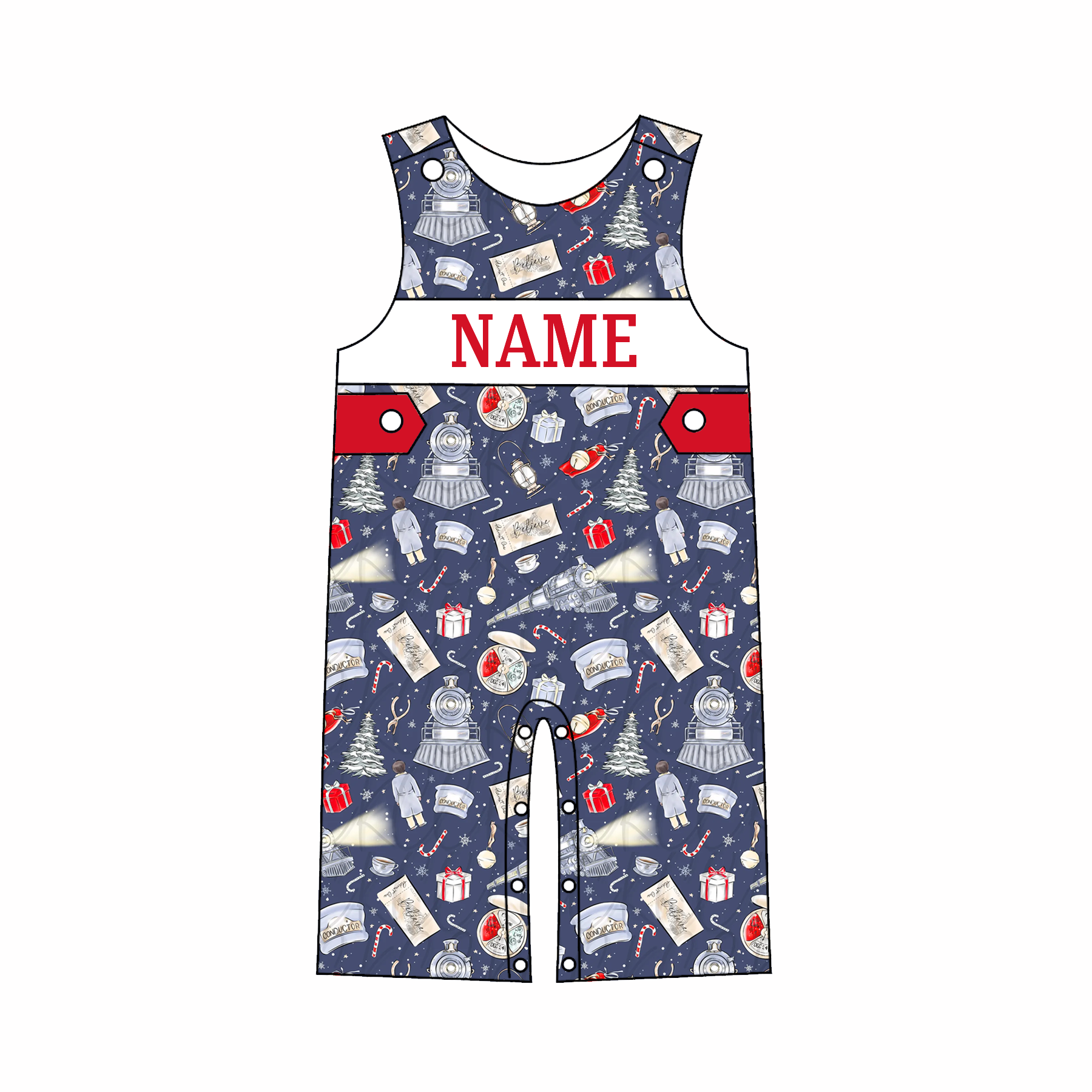 （Pre Order）Family Christmas Embroidery Smocked Dress,Set&Romper