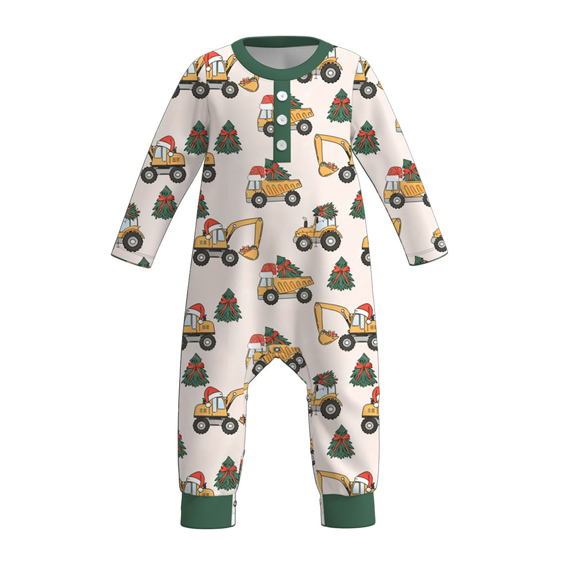 （Pre Order）Toddler Boys Fall Print Romper