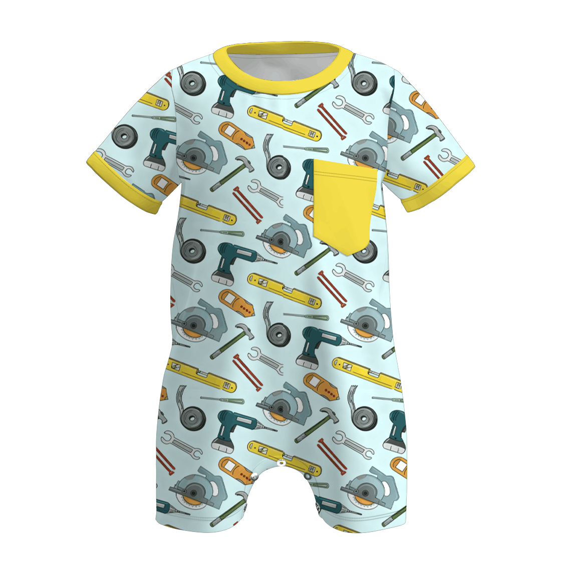（Pre Order）Brothers Spring and Summer Print Set＆Romper