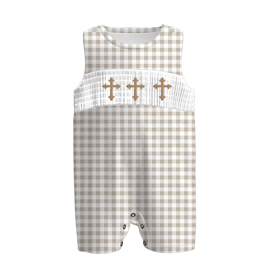 （Pre Order）Siblings Spring&Summer Cross Embroidery Dress,Set&Romper