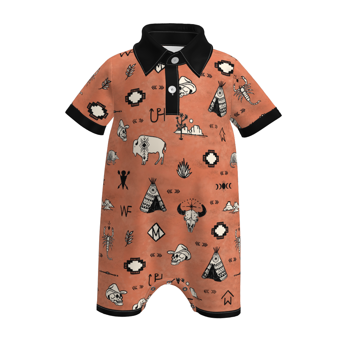 （Pre Order）Brothers Spring&Summer Print Top&Romper