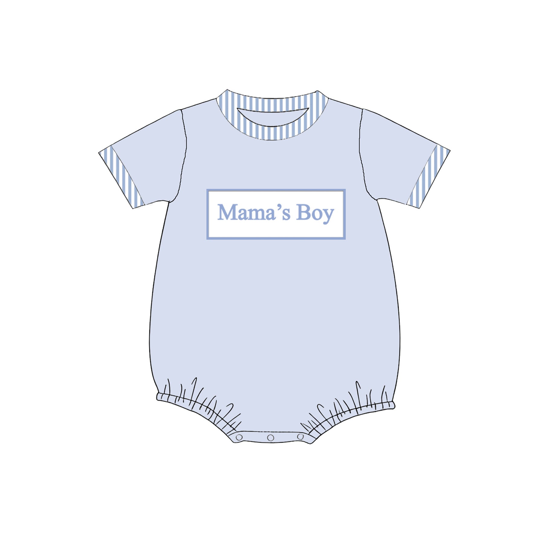 （Pre Order）Siblings MAMA'S GIRL&BOY Embroidery Smocked Dress,Set&Romper