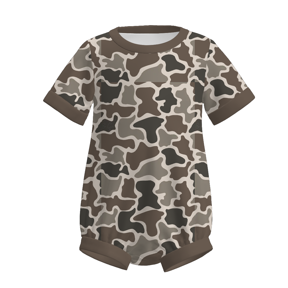 （Pre Order）Family Father's Day Camouflage Print Dress,Set,Top&Romper