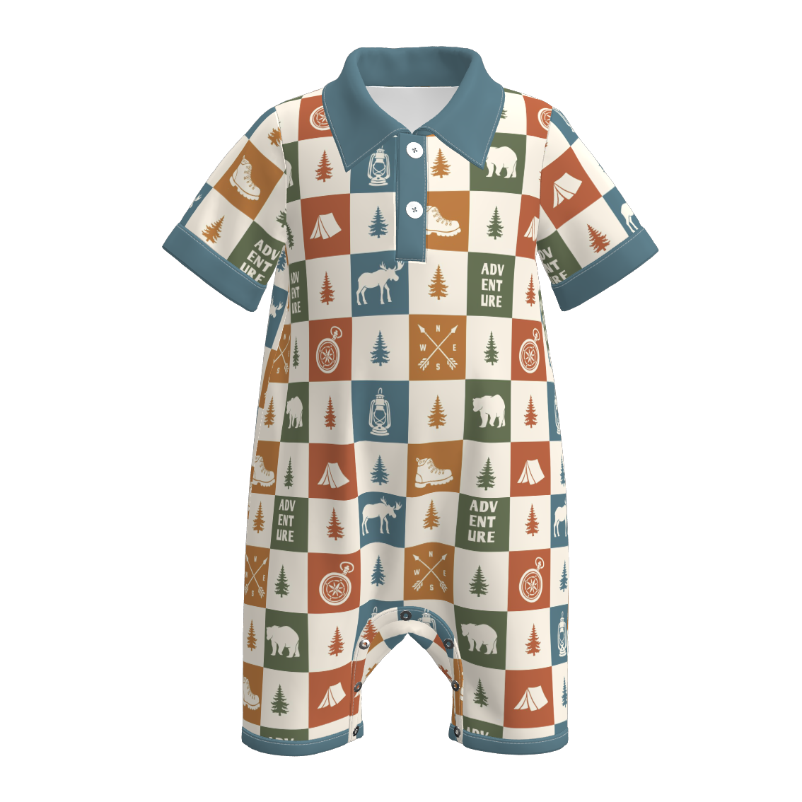（Pre Order）Brothers Spring&Summer Print Top&Romper