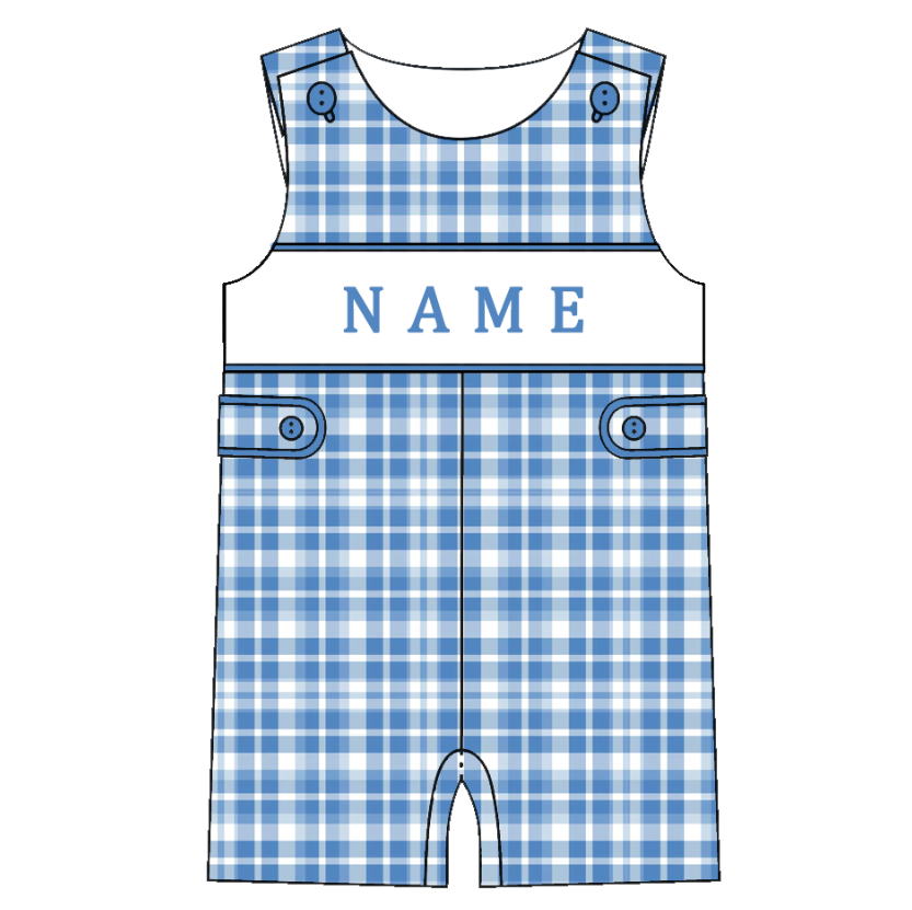 （Pre Order）Siblings Spring&Summer Floral Embroidery Smocked Dress,Set&Romper-Customized name