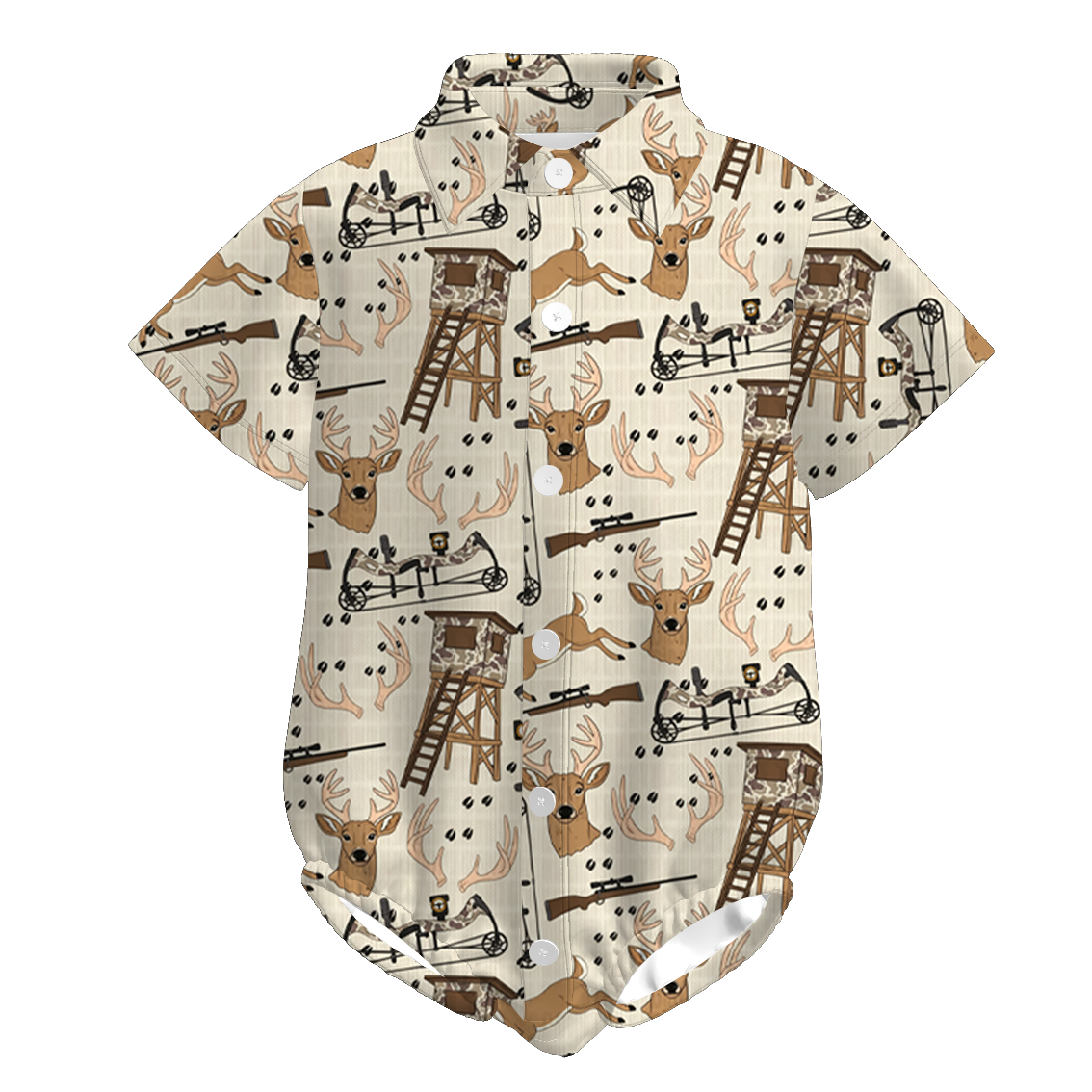 （Pre Order）Family Fall Hunting Print Shirt&Romper